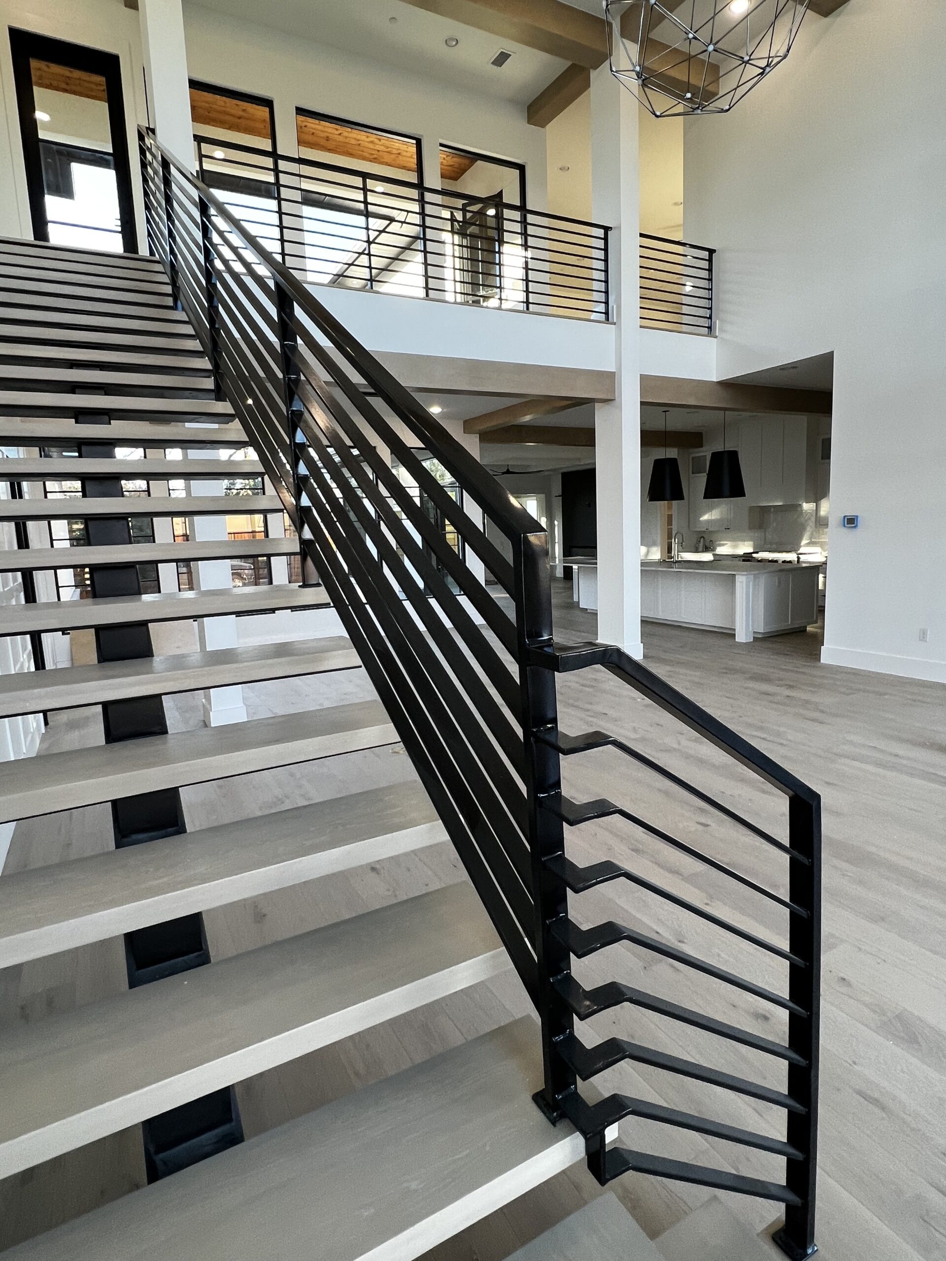 Floating Staircase - AGF Custom Metal Concepts